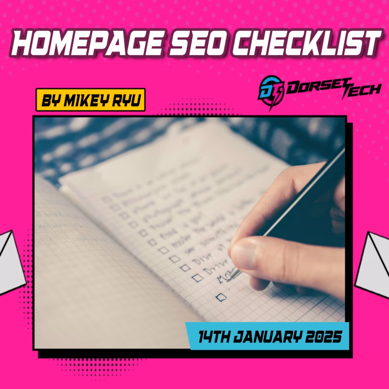 Homepage SEO Checklist
