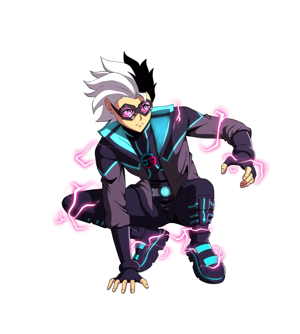 Crouching Super Hero