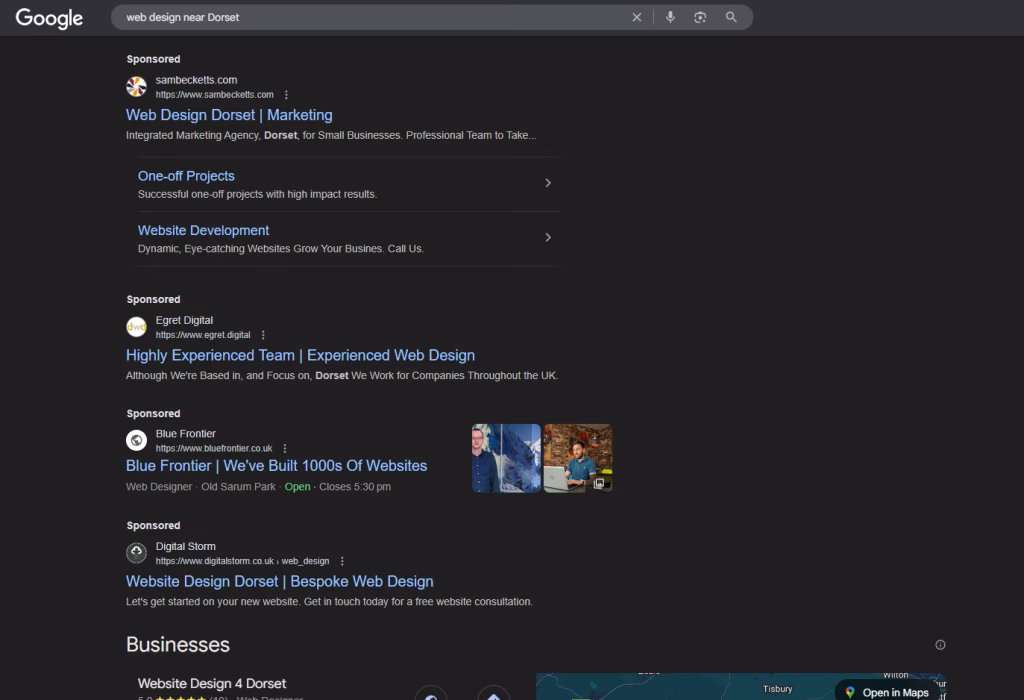 Search Engine Results Page