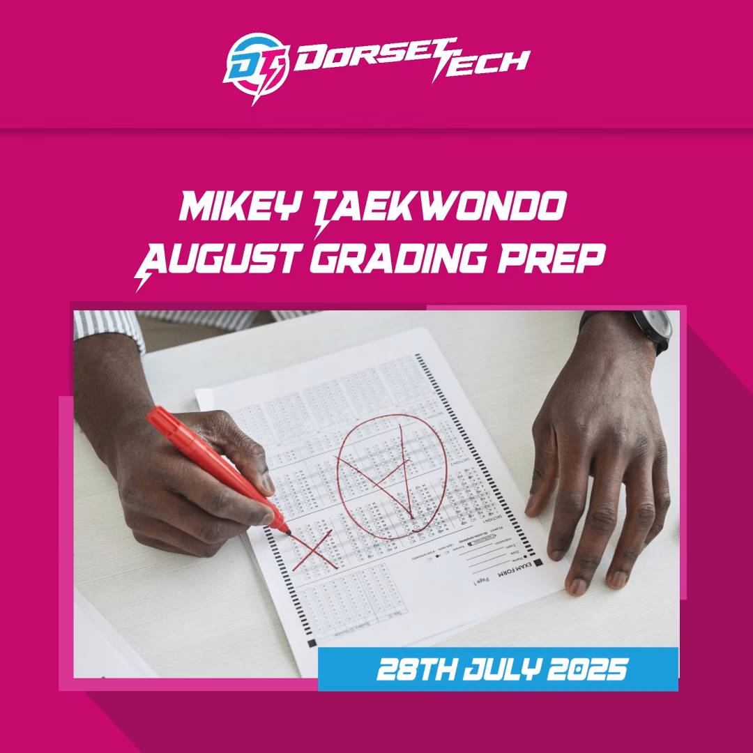 Mikey Taekwondo - August Grading Prep