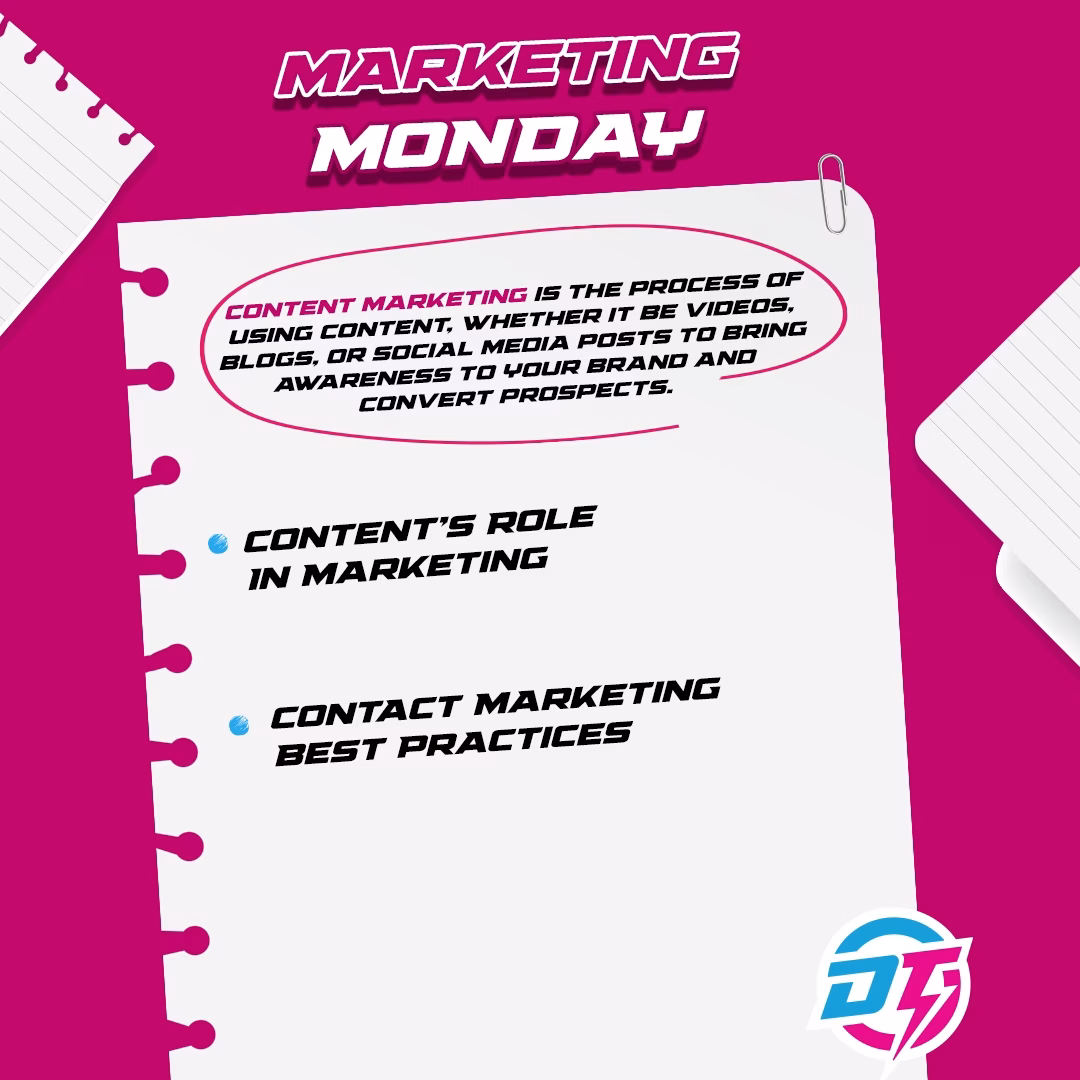 Marketing Monday - Content Marketing