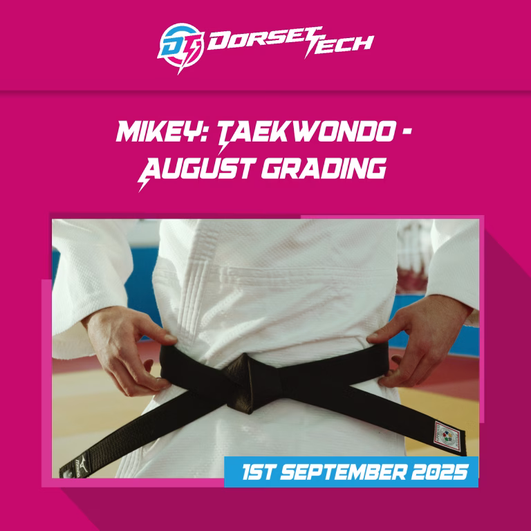 Mikey Taekwondo - August Grading