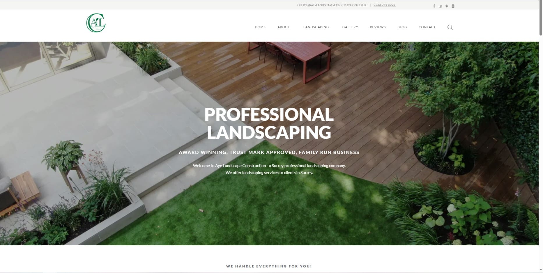 Aye Landscape Construction