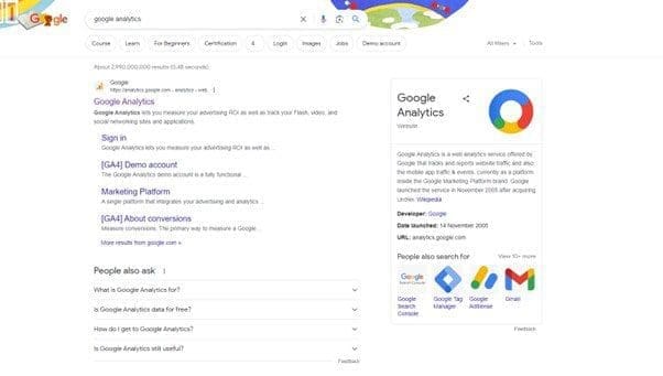 Were to find Google Analytics