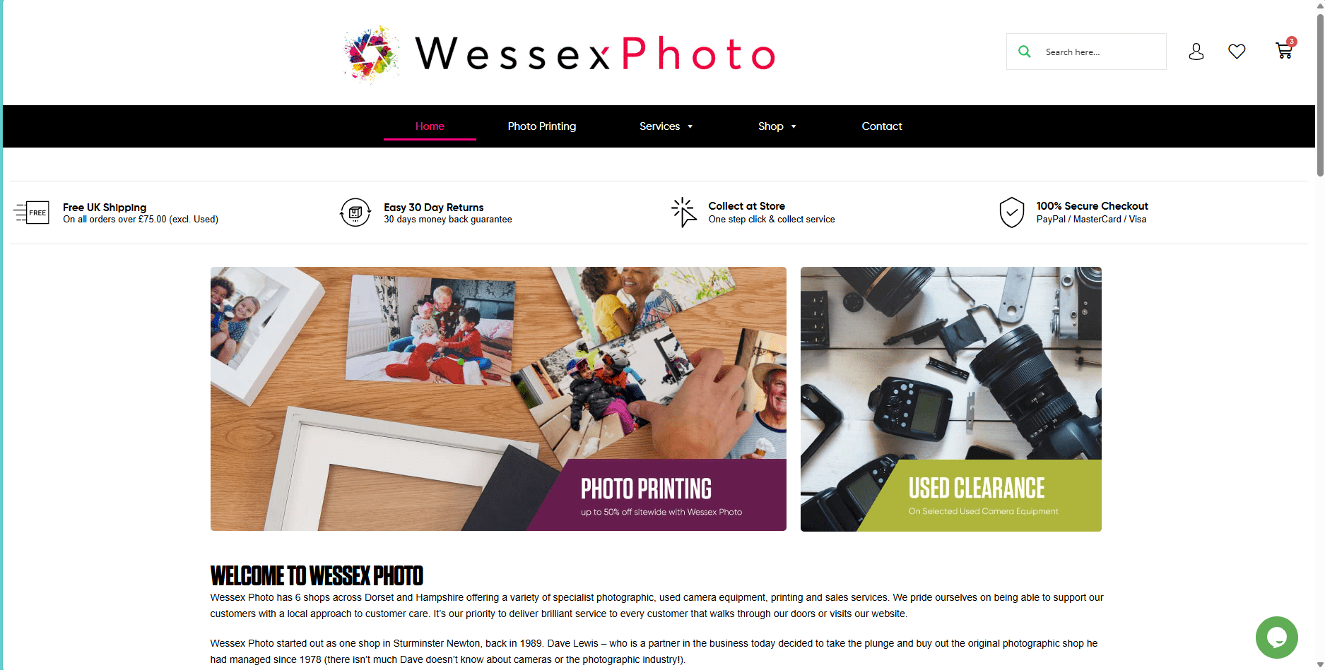 Wessex Photos Homepage